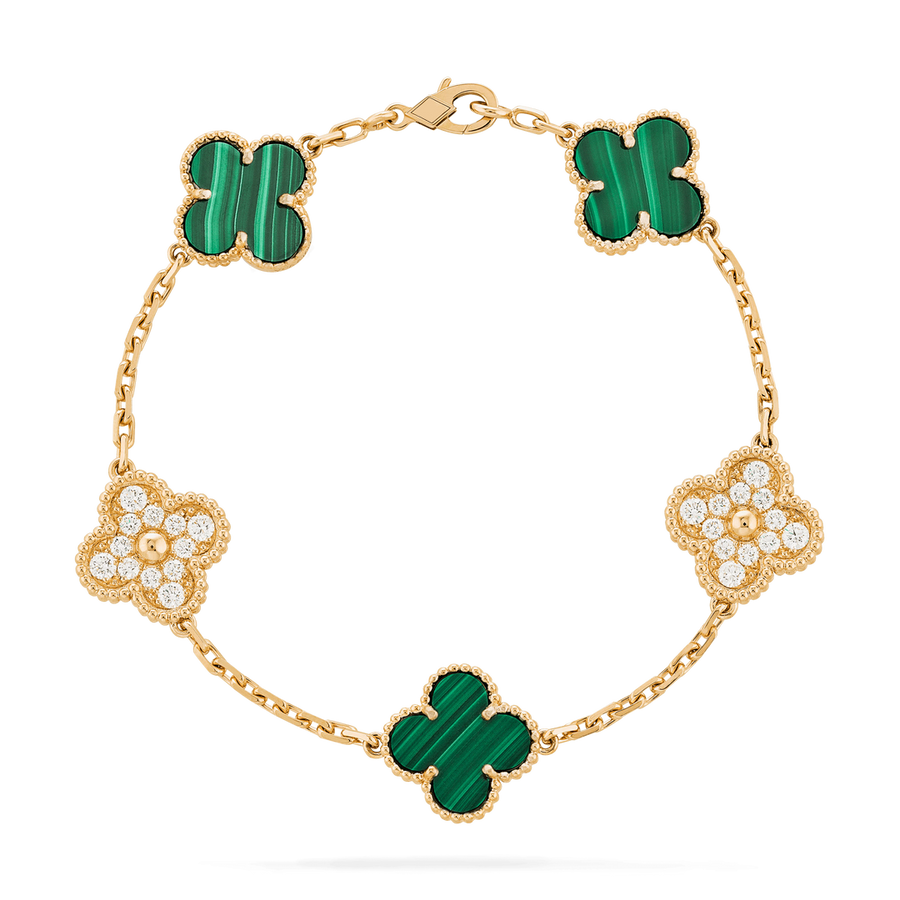 Money Stack Clover Bracelet Set